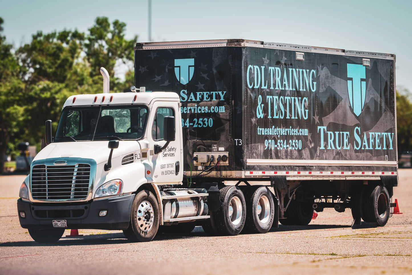 CDL Class A Training + CDL Test Package